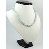 Aquamarine faceted necklace