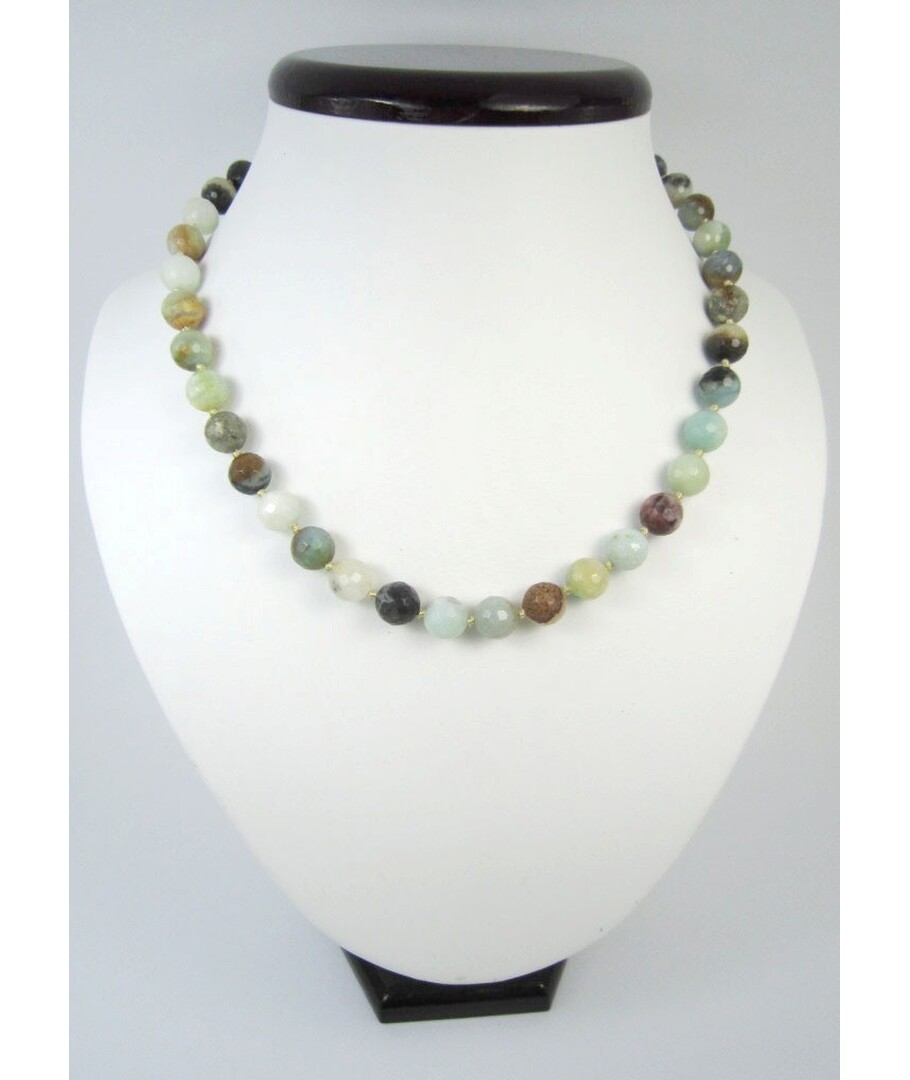 Amazonite necklace 10 mm