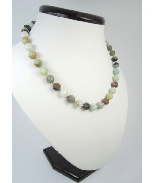 Amazonite necklace 10 mm