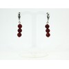 Carnelian earrings 8 mm