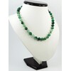 Chalcedony necklace green 10 mm