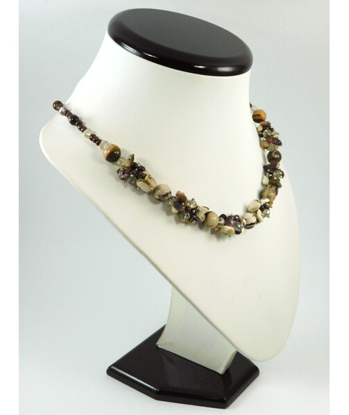 Exclusive necklace "Chocolate" Jasper