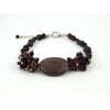 Exclusive bracelet &quot;Esmeralda&quot; Jasper, Garnet