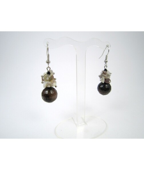 Exclusive Agate earrings "Autumn Note"