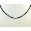 Spinel face necklace 3mm.														