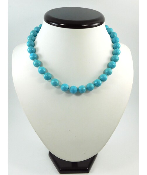 Necklace Turquoise press layer 10 mm														