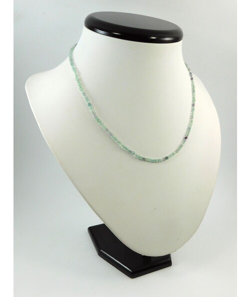 Necklace Fluorite facet 3mm