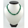 Agate layer facet necklace 10 mm