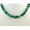 Agate layer facet necklace 10 mm