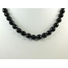 Agate layer facet necklace 10 mm