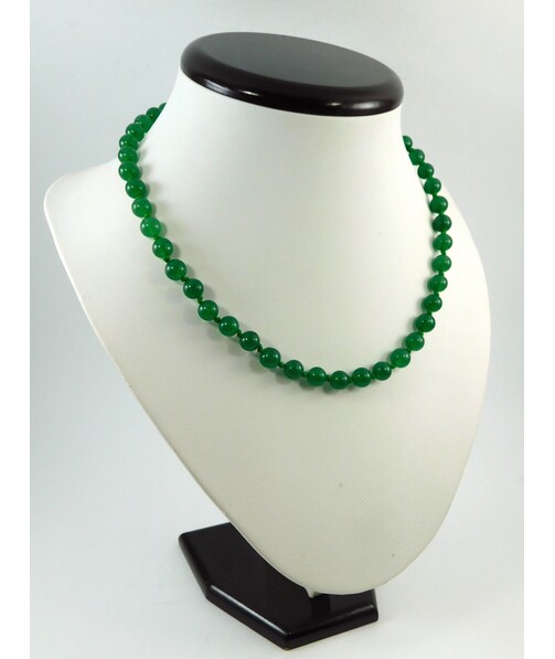 Chrysoprase necklace 8 mm														