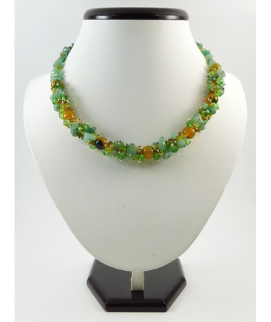 Exclusive necklace "Jade Autumn"