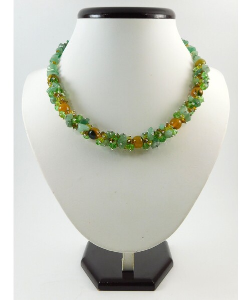 Exclusive necklace "Jade Autumn"