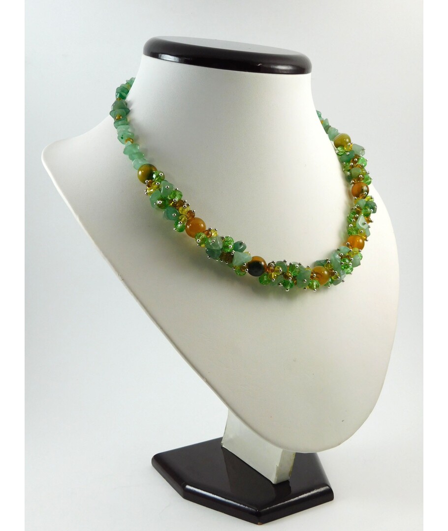 Exclusive necklace "Jade Autumn"