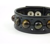 Exclusive leather bracelet Tiger&#039;s eye, Bull&#039;s eye, Hawk&#039;s eye