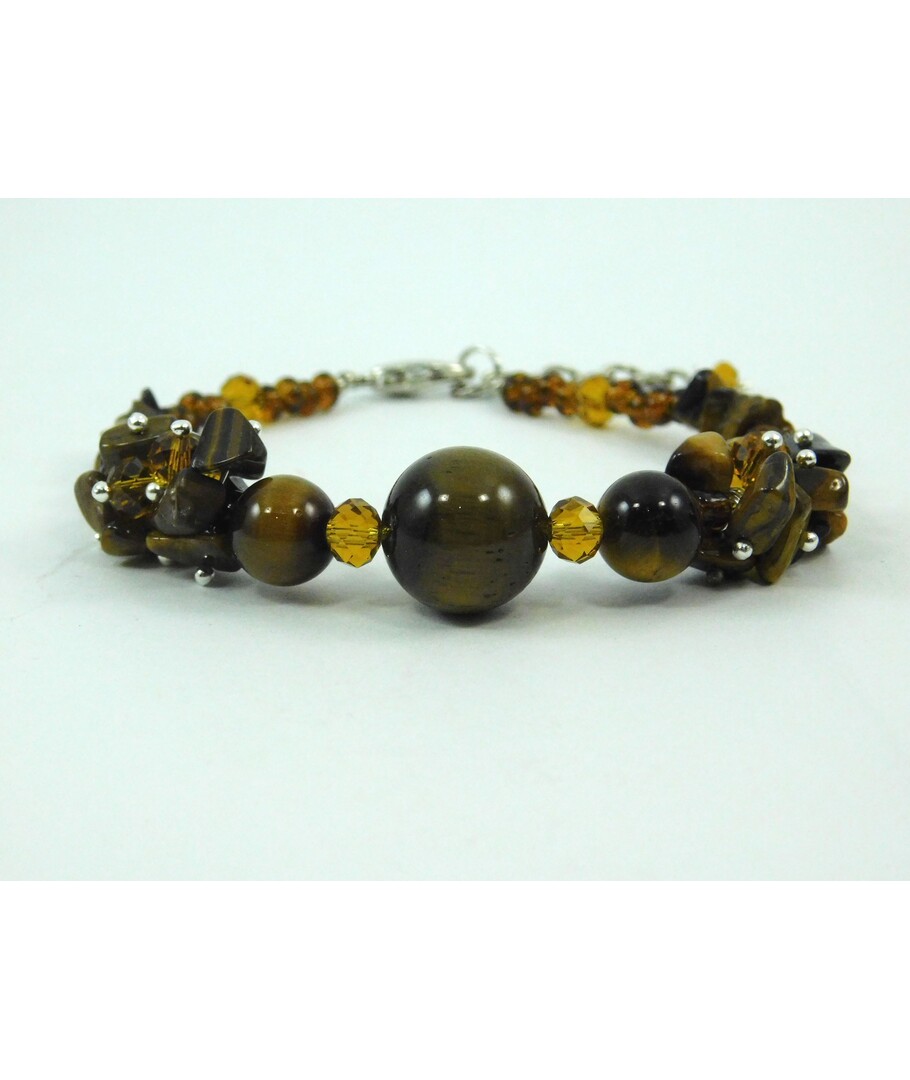 Exclusive bracelet "Tiger's Adventure" Tiger's eye