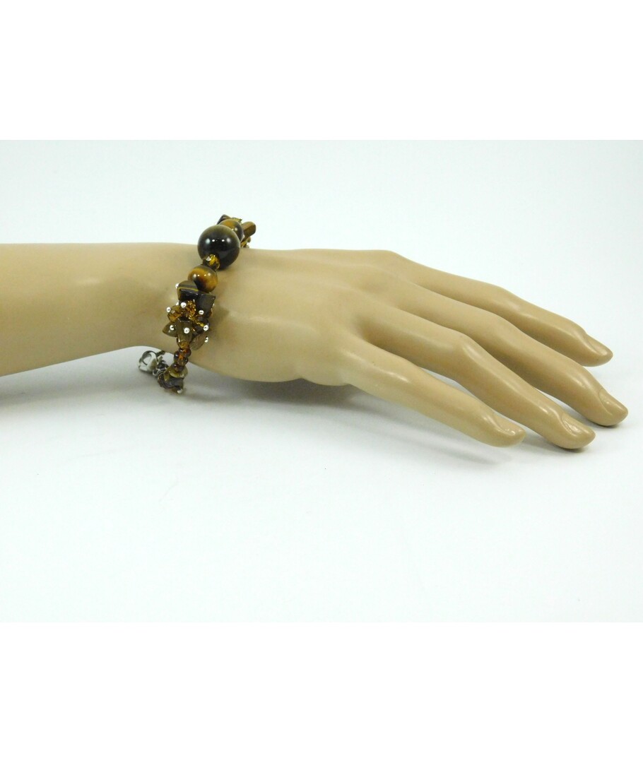 Exclusive bracelet "Tiger's Adventure" Tiger's eye