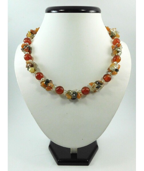 Exclusive necklace "Julia" carnelian