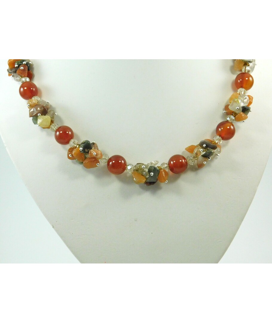 Exclusive necklace "Julia" carnelian