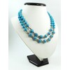 Exclusive necklace &quot;Turquoise dew&quot;