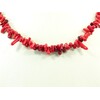 Red needle coral necklace