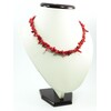 Red needle coral necklace