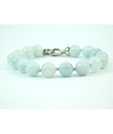 Bracelet Aquamarine 8 mm