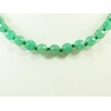 Jade necklace 8 mm facet