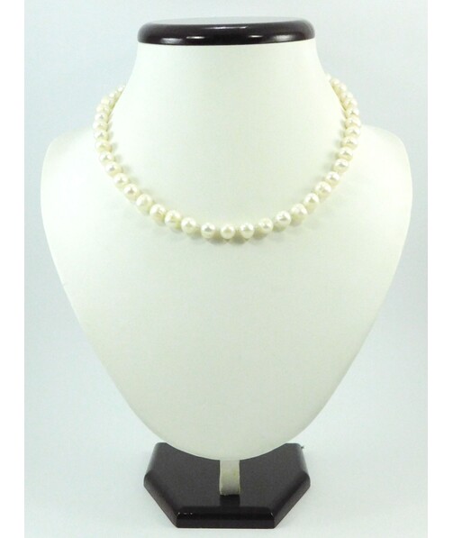 Pearl necklace 6 mm cream															