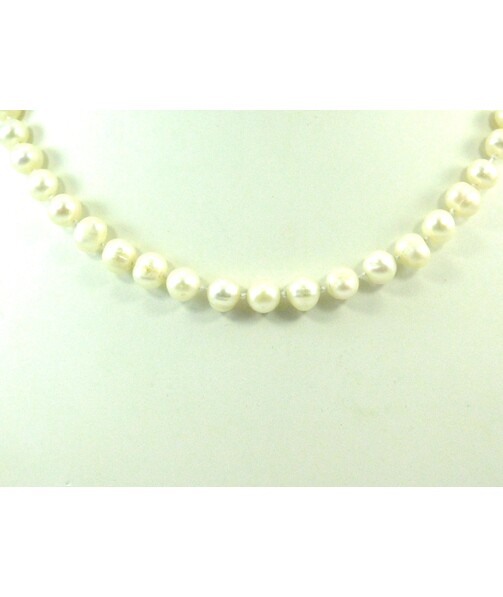 Pearl necklace 6 mm cream															