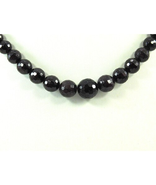 Garnet facet necklace for enlargement