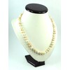 Necklace Pearls white + cream 8mm 60cm