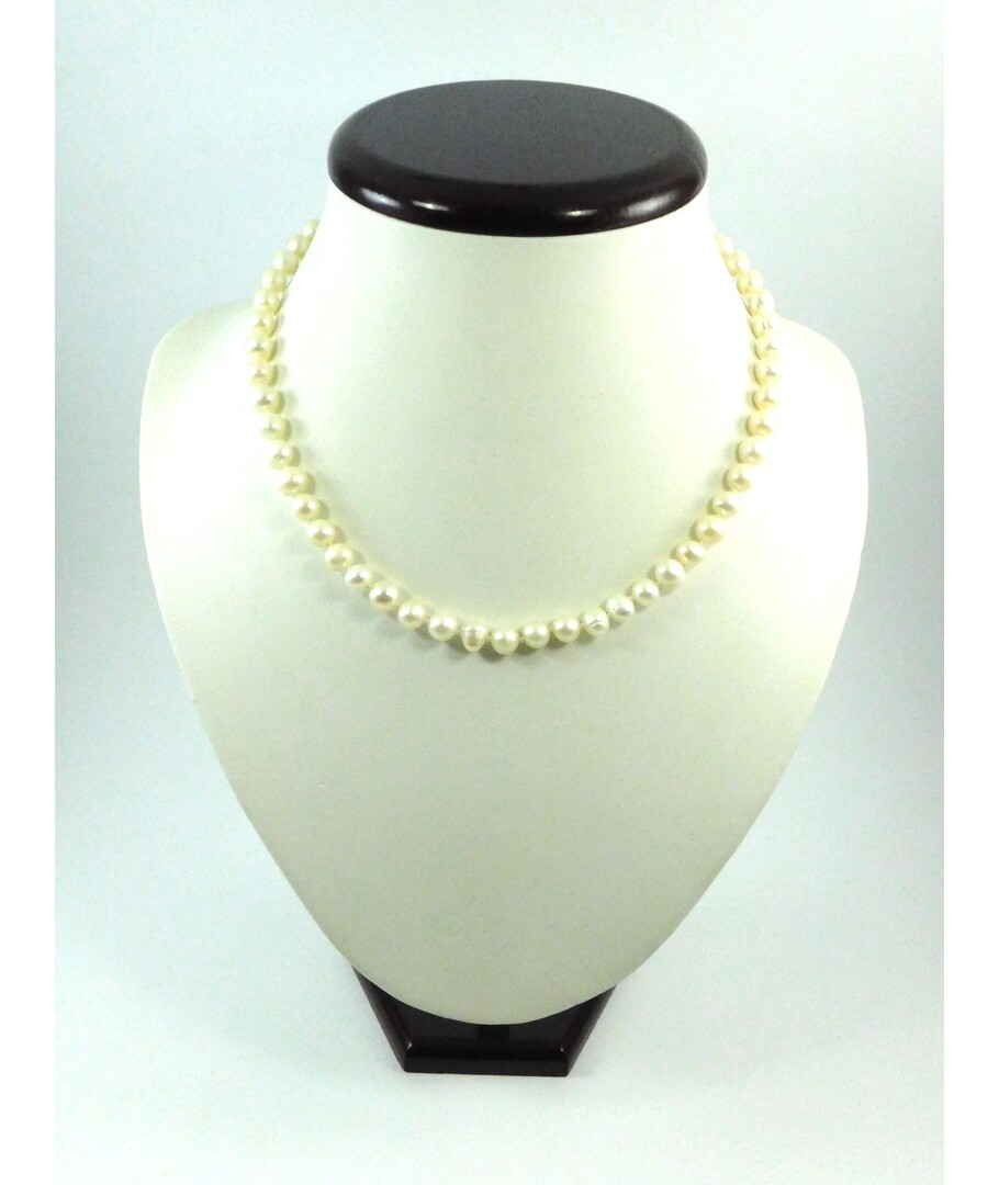 Necklace made of vulzik pearls 8mm 46cm		