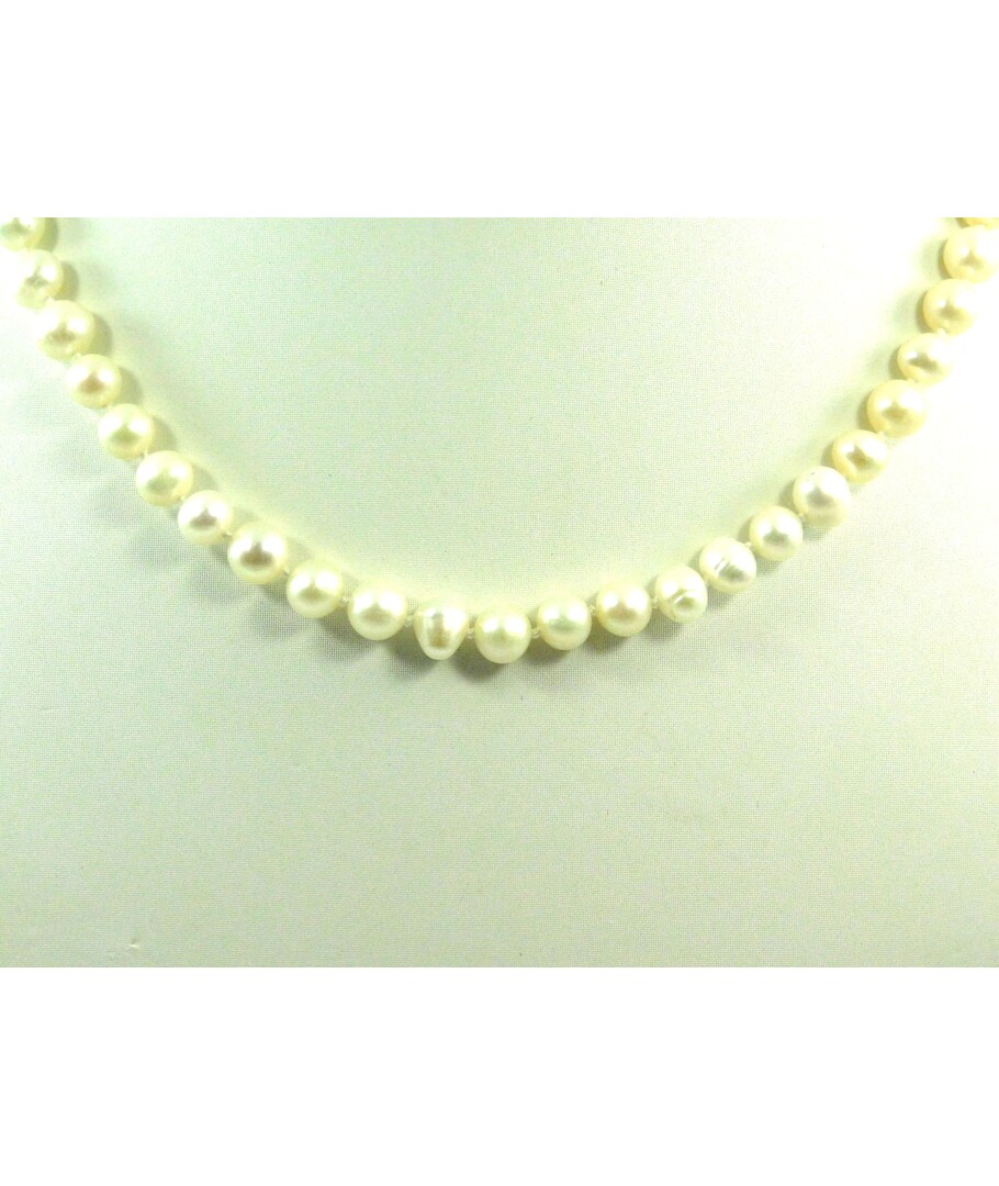 Necklace made of vulzik pearls 8mm 46cm		