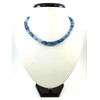 Agate tube necklace