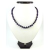 Amethyst necklace 8 mm.