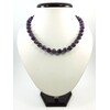 Amethyst necklace 10 mm