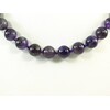 Amethyst necklace 10 mm