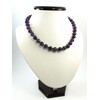 Amethyst necklace 10 mm