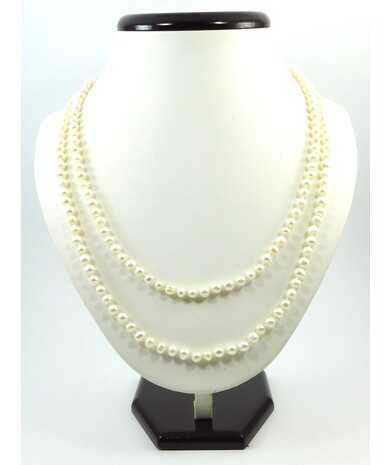 Pearl necklace 5mm 120cm