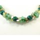 Эксклюзивное ожерелье Агат зеленый