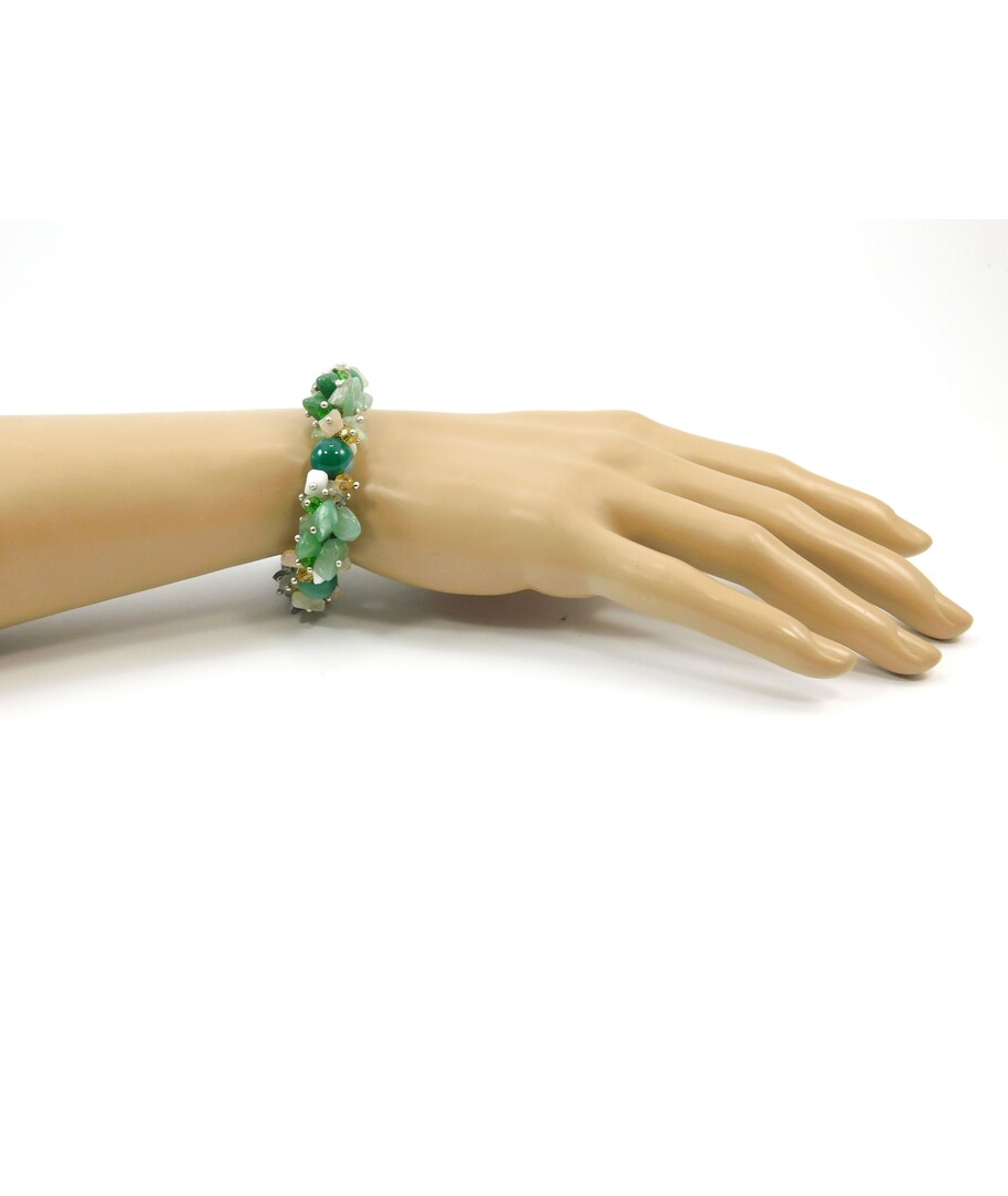 Exclusive green Agate bracelet