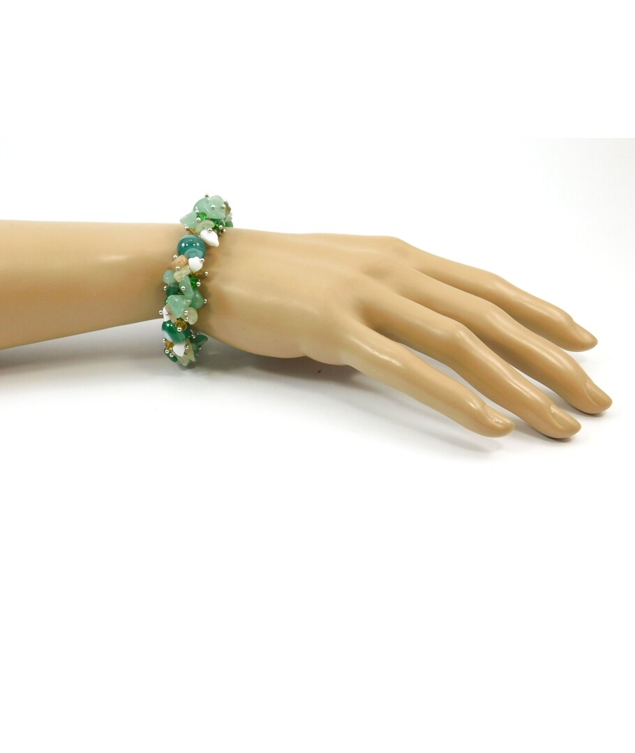 Exclusive green Agate bracelet