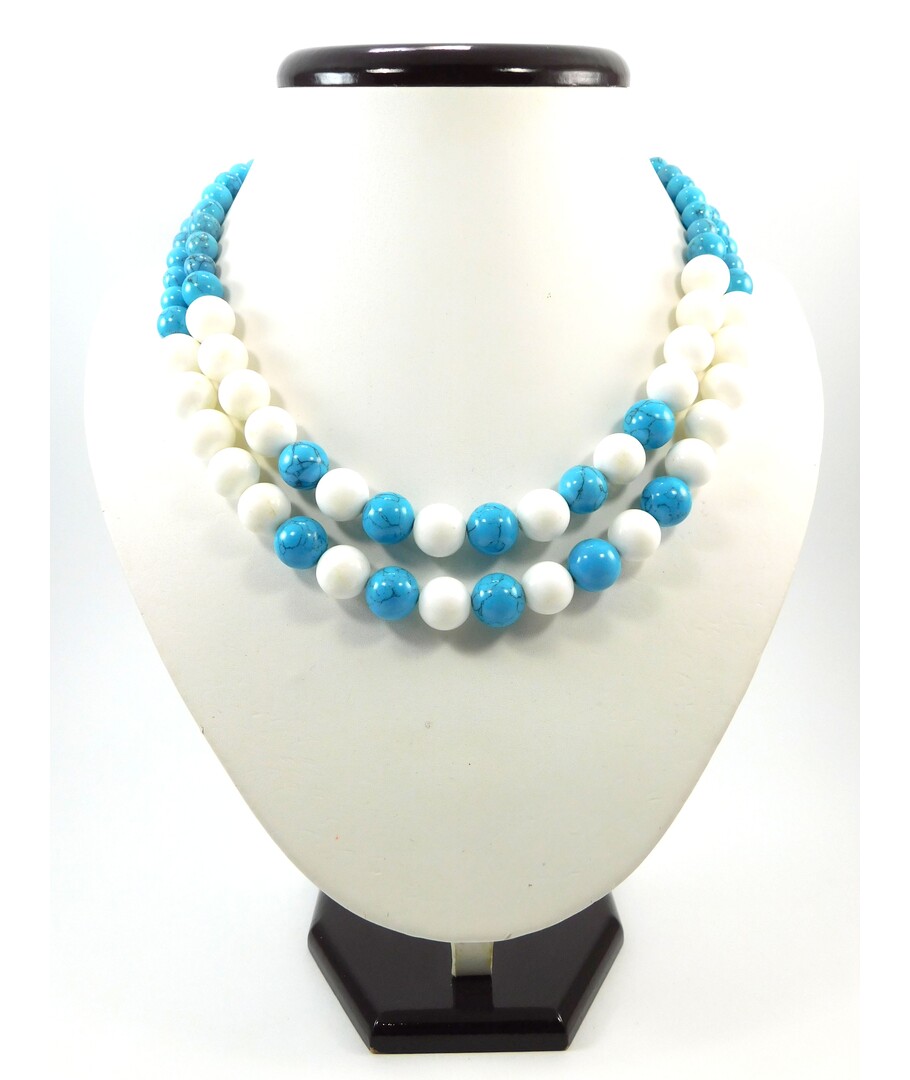 Exclusive necklace "Heavenly fluff" ("Ethnic" collection)