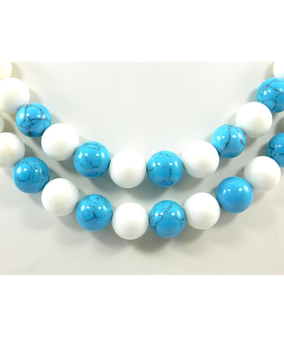 Exclusive necklace "Heavenly fluff" ("Ethnic" collection)