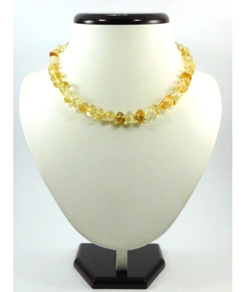 Round Citrine necklace