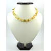 Round Citrine necklace