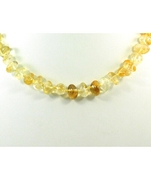 Round Citrine necklace