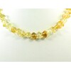 Round Citrine necklace