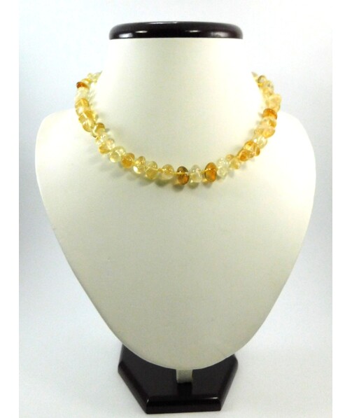 Round Citrine necklace